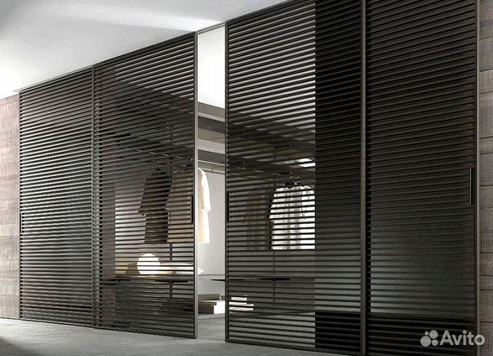 Раздвижная реечная дверь