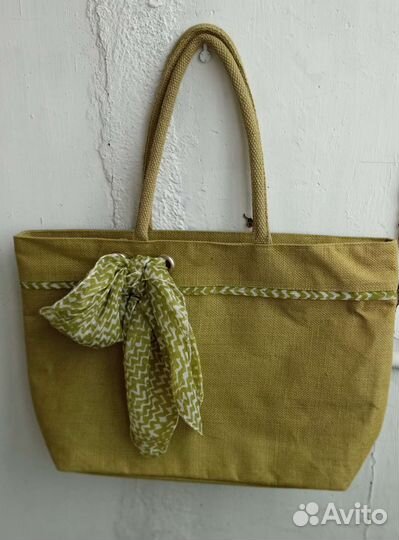 Cумка летняя из джута