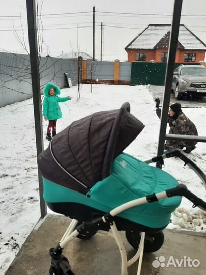 Коляска 2 в 1 индиго