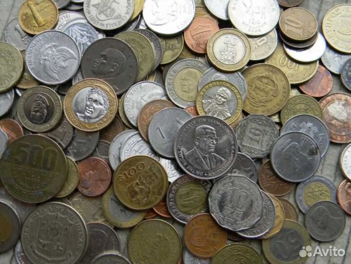 50 монет экзотических стран без ПОВТОРОВ