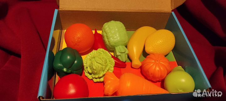 Овощи и фрукты игрушки