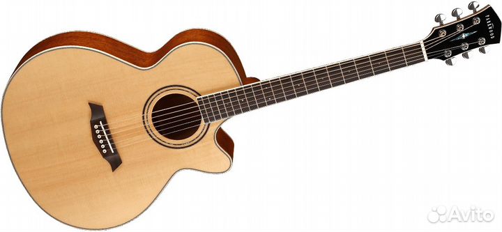 Электроакустическая гитара + чехол Parkwood S67