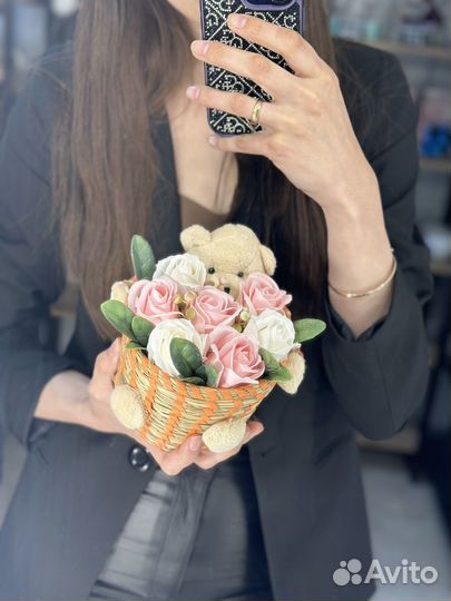 Цветы букеты из мыла