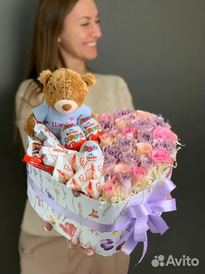 Сладкий сюрприз. Цветы. Букеты