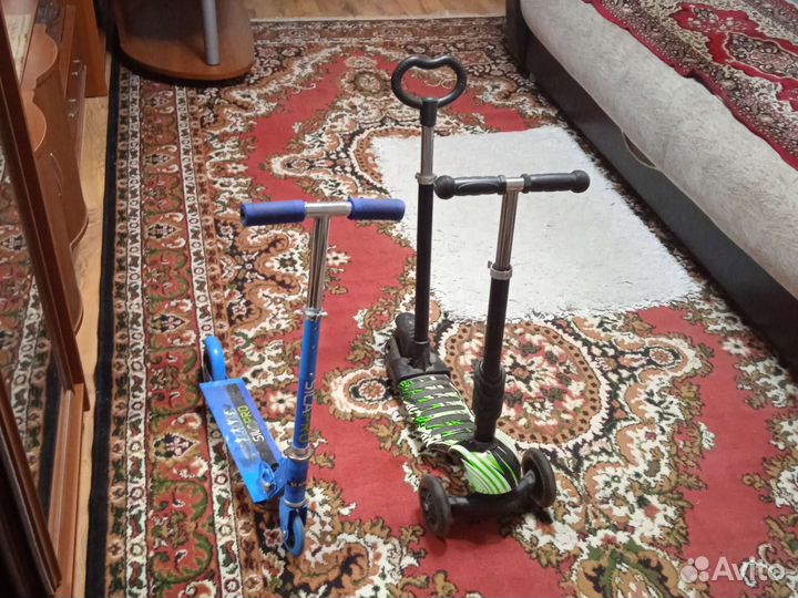 Самокат детский трехколесный бу