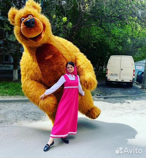 Белый Медведь, Аниматор Мишка, Панда