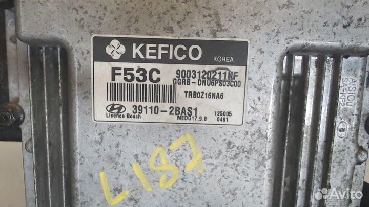 Блок управления двигателем Hyundai Accent (Solaris