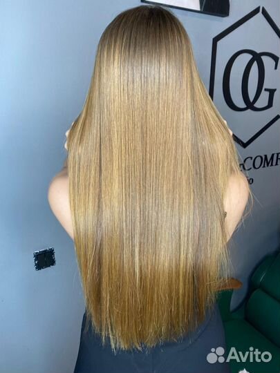 Модель на кератин/ботокс/нанопластика волос