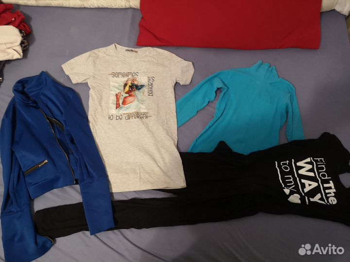 Вещи пакетом для девочки 130 140