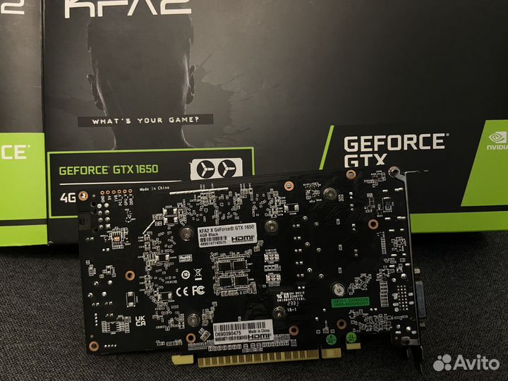 Видеокарта kfa2 gtx 1650
