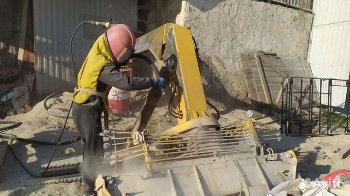 Пескоструй очистка металла