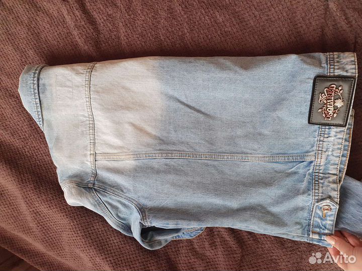 Джинсовая куртка 52 и мастерка 48