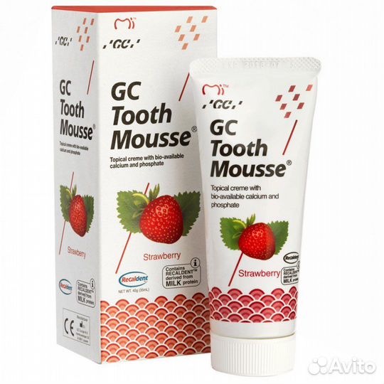 Гель Tooth Mousse клубника
