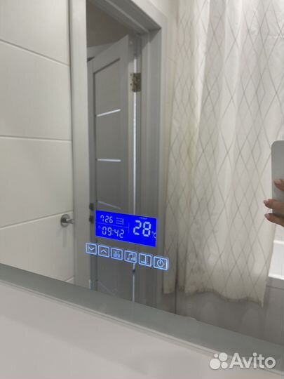 Зеркало с led подсветкой и радио бу