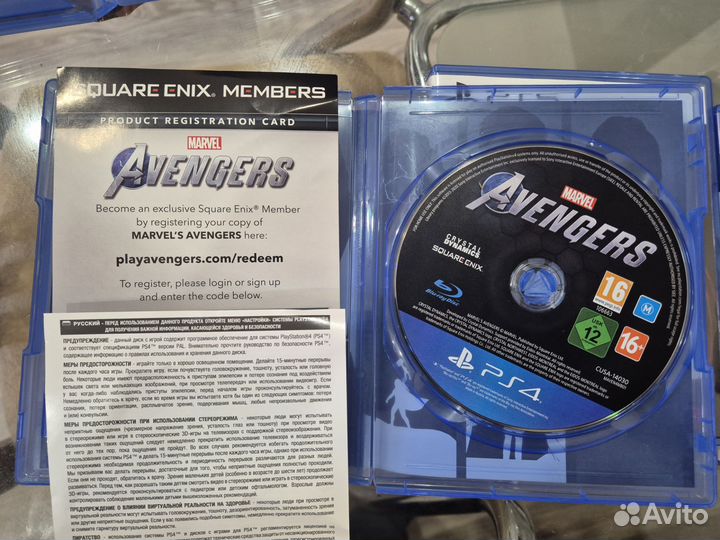 Avengers на PlayStation 4 Диск