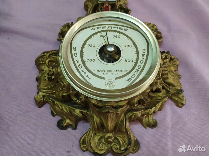 Настенная статуэтка, барометр СССР