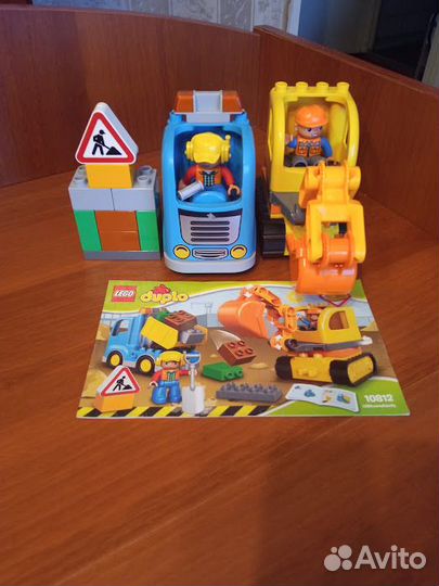 Lego Duplo 10812 Грузовик и экскаватор