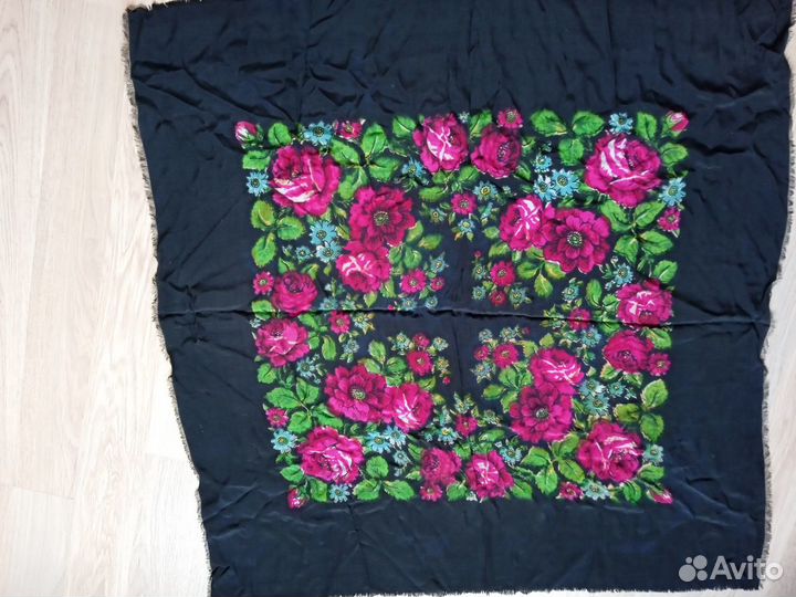 Платок шелк натуральный СССР