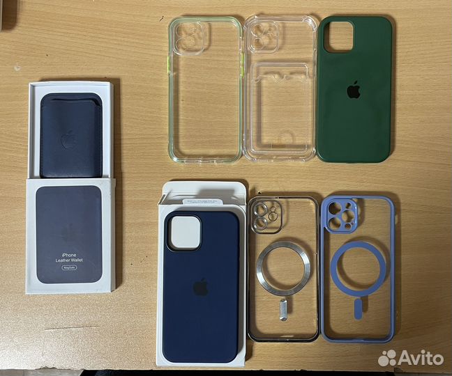 Чехлы на iPhone 12/12 pro + картхолдер