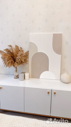 Текстурное панно ручной работы 