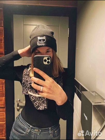 Шапка оригинал Karl lagerfeld