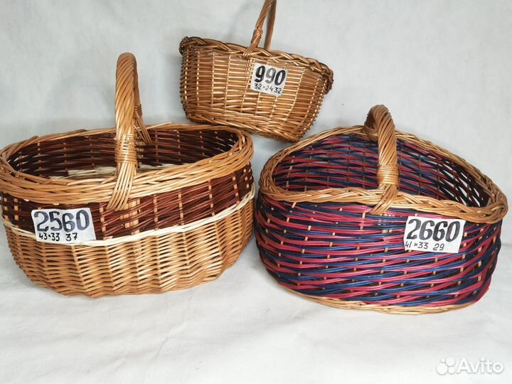 Корзины плетеные грибные лучшие