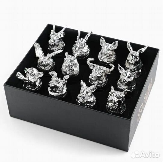 Набор рюмок подарочный 12 штук перевёртыши