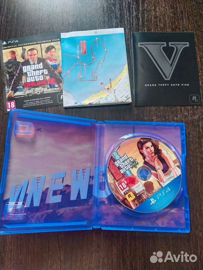 Gta 5 ps4 диск игра