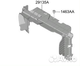 Диффузор радиатора верхний V Kia Sportage (China)