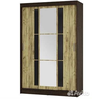 Шкаф - купе венге/дуб крафт (нк)