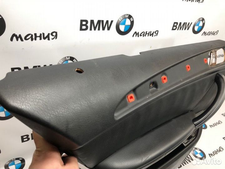 Обшивка боковой двери задняя левая Bmw X5 E53 рест