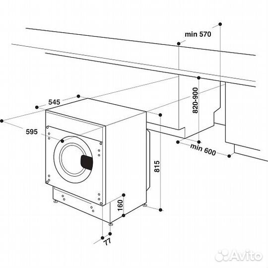 Стиральная машина whirlpool BI wdwg 861484 EU