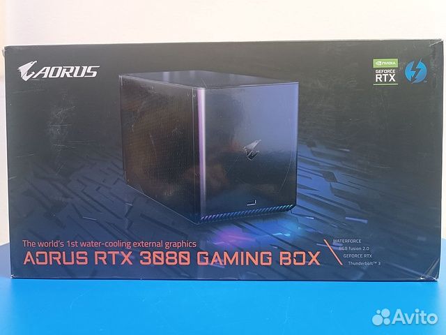 Новый gigabyte aorus GeForce RTX 3080 gaming BOX