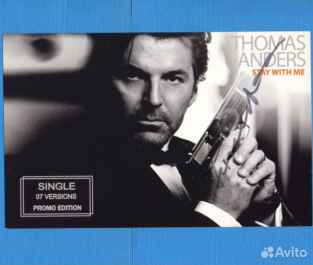 Автограф Томас Андерс Оригинал Thomas Anders 2010