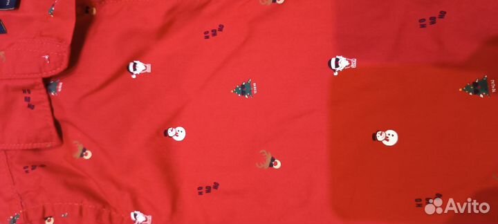 Рубашка новогодняя