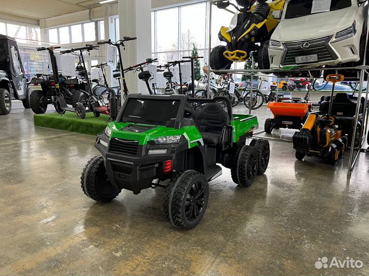 Детский электромобиль T100TT зеленый