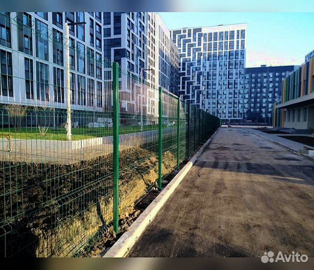 Сетка для забора 3d