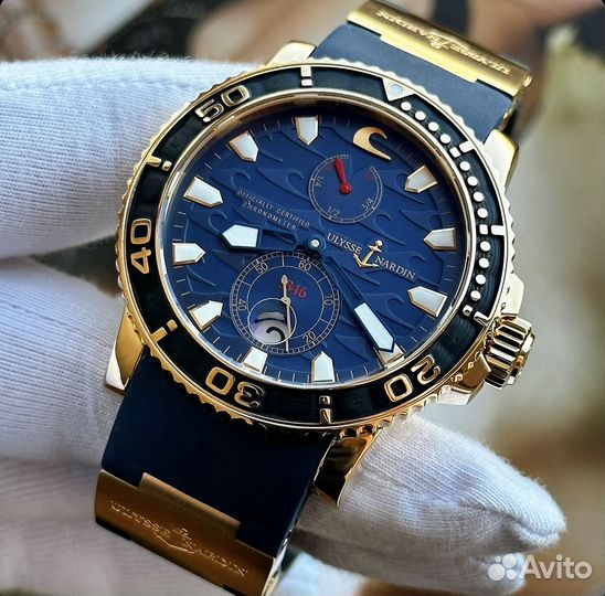 Ulysse Nardin Marine Diver Blue Surf LE 43мм