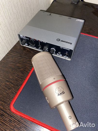 Студийный микрофон и внешняя звуковая карта