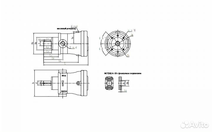 Гидравлический поршневой насос 1.25 MCY14-1B