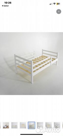 Детская кровать домик с матрасом