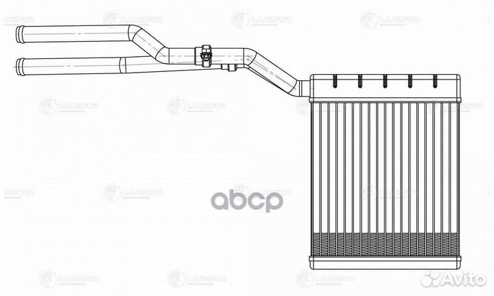 Радиатор отоп. для а/м Ford Mondeo (07) (LRh 1