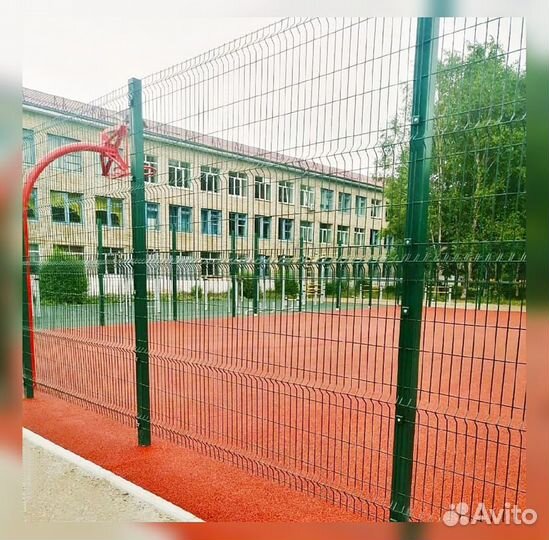 Сетка для забора 3d