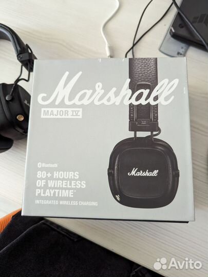 Беспроводные наушники marshall major iv black4