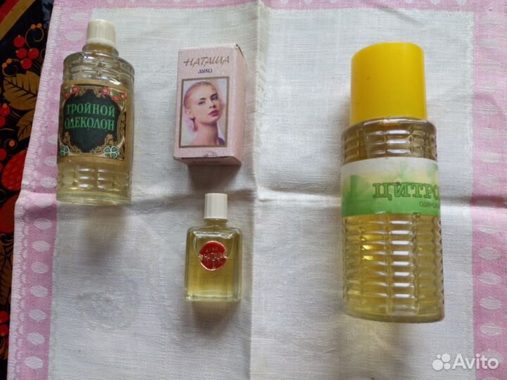 Одеколон Тройной. Винтаж СССР, конец 80-х