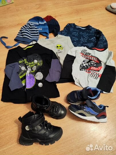 Вещи пакетом на мальчика 98 104