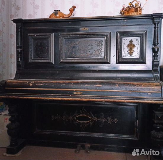 Пианино антикварное старинное 19 век фортепиано