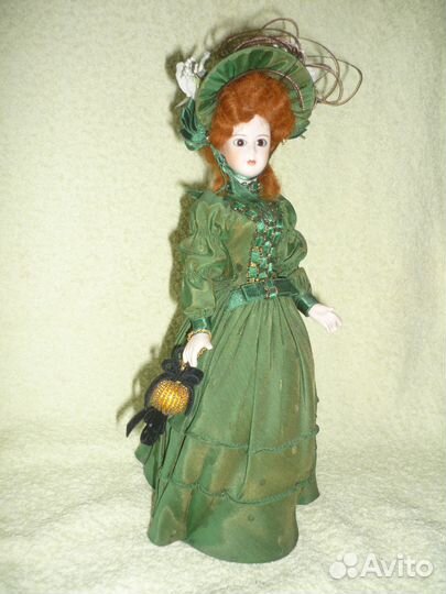Кукла фарфоровая коллекционная винтажная Gorham
