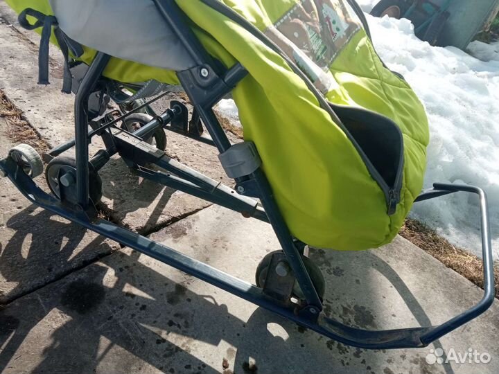 Детские санки коляска бу Nika наши детки