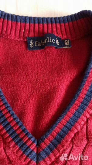 Жилет faberlic бордовый